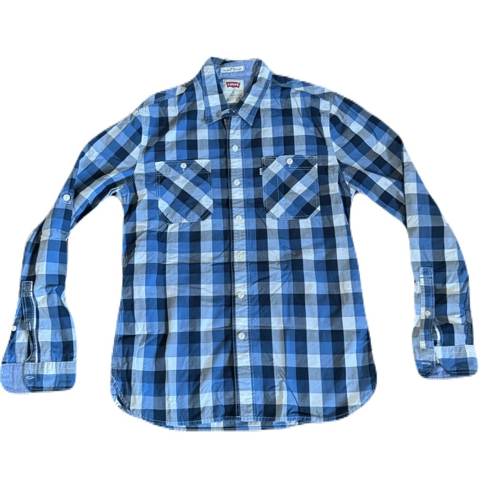 Levis Medium Multi Color Check Western Shirt